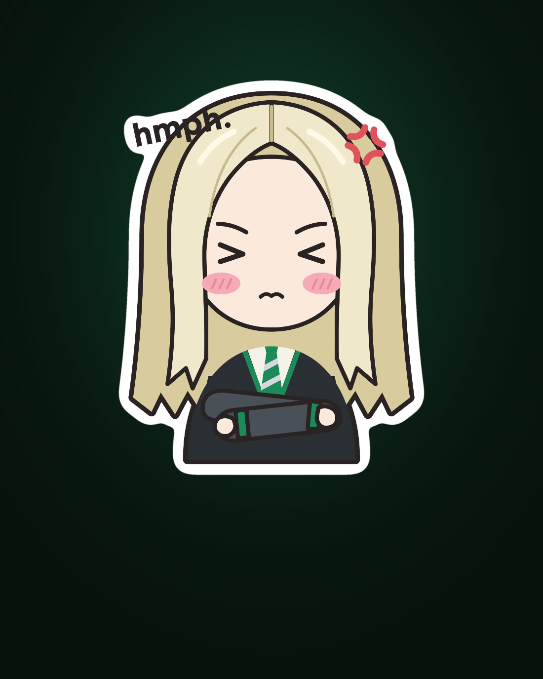 Malfoid “Hmph.” Sticker