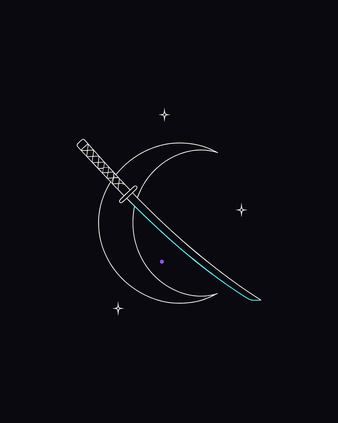 Moonlit Draw Tee