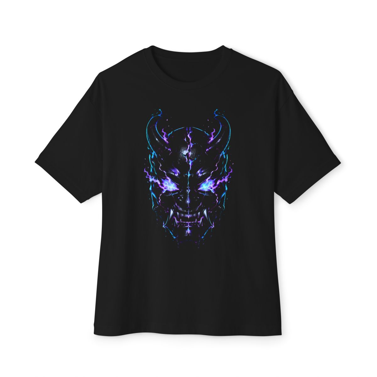 Hollow Oni Boxy Tee on the garment
