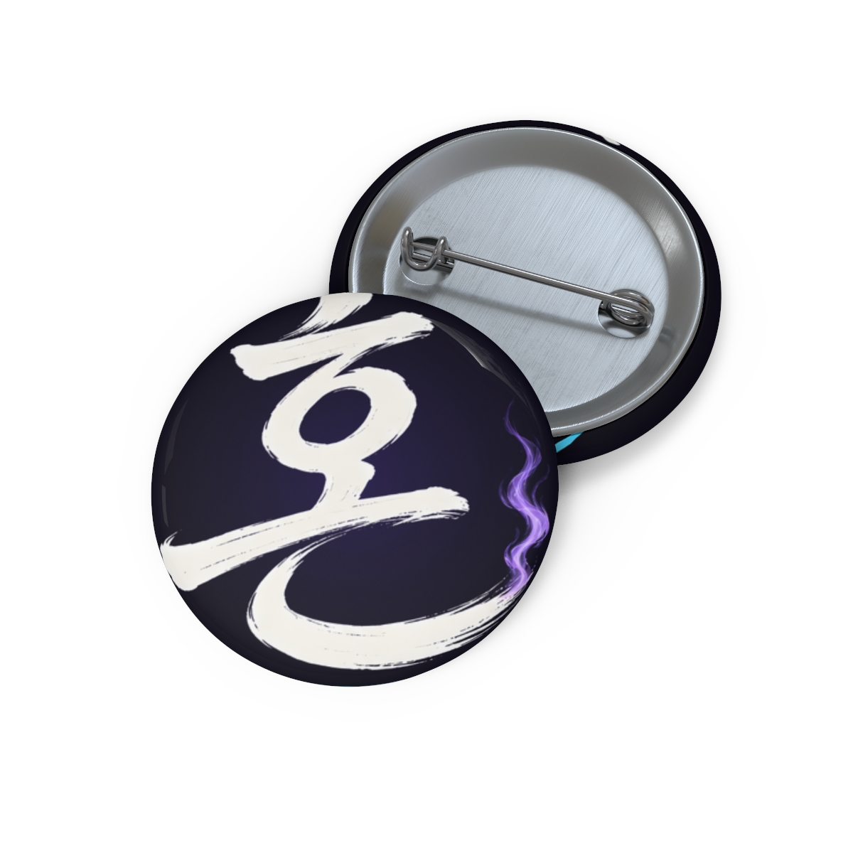 혼 Pin Button on the garment