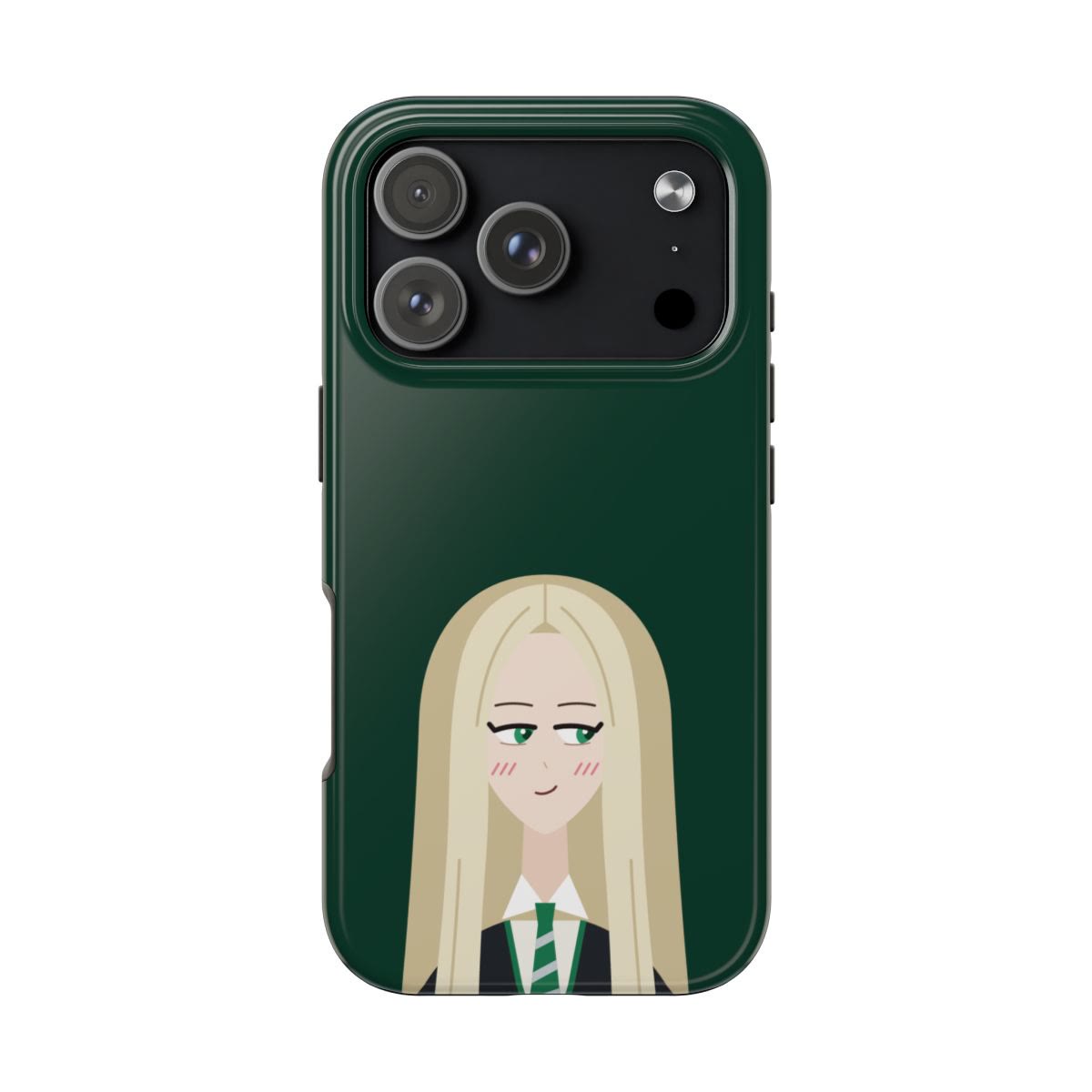Malfoid Minimal Phone Case on the garment