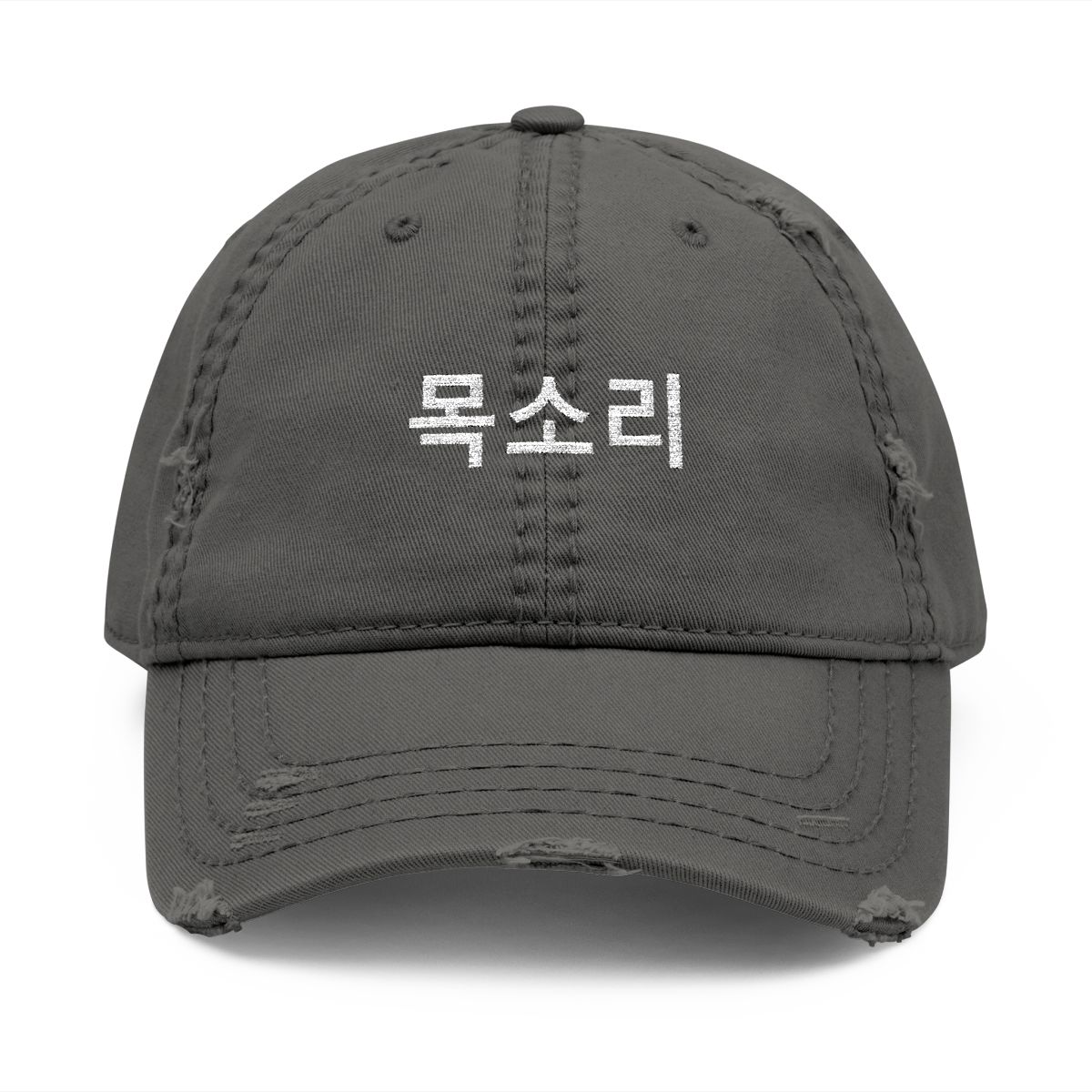 목소리 Dad Hat on the garment