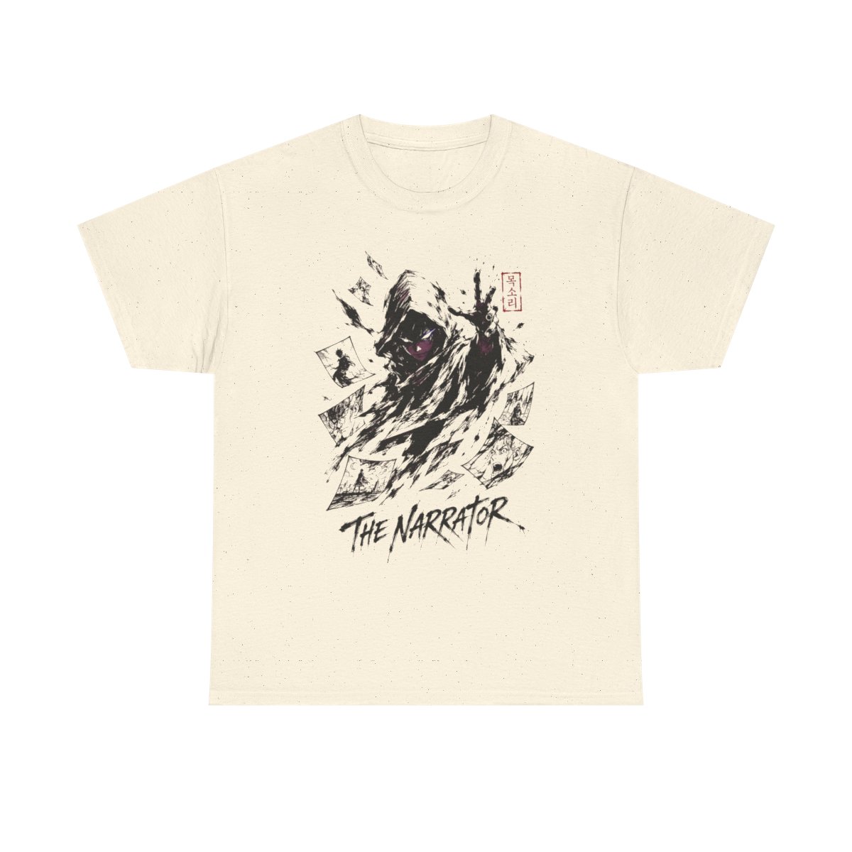The Narrator Ink Tee on the garment
