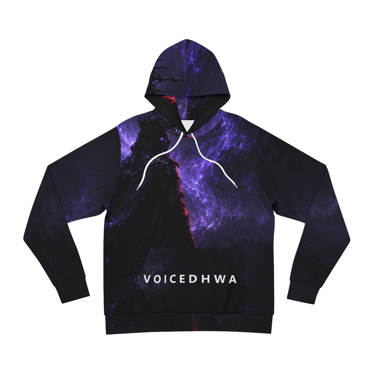 Shadow Sovereign AOP Hoodie on the garment