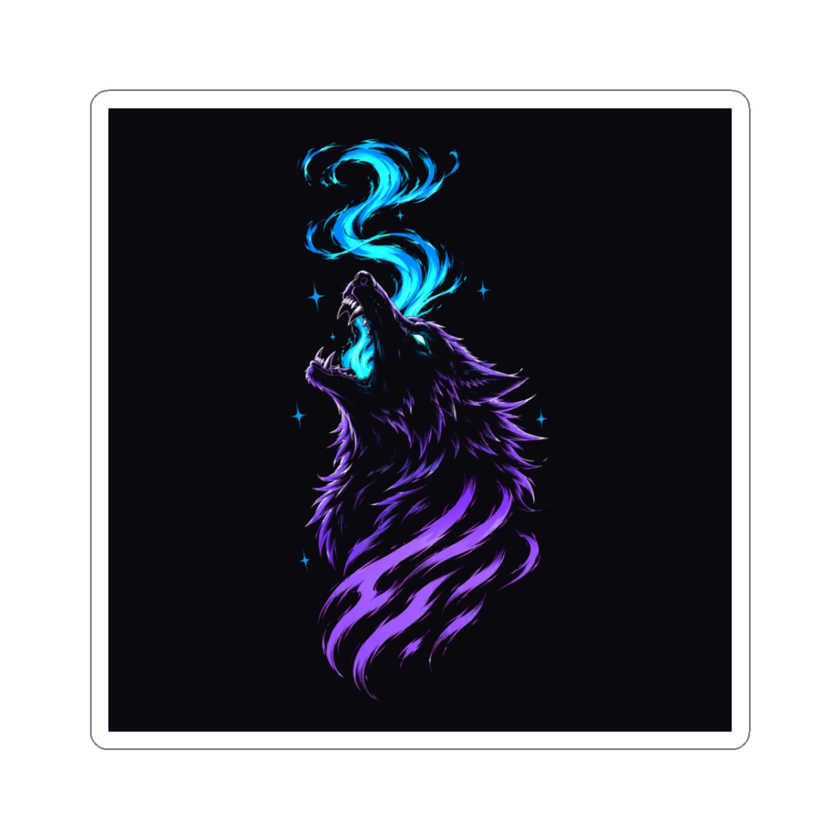 Voidhowl Sticker on the garment